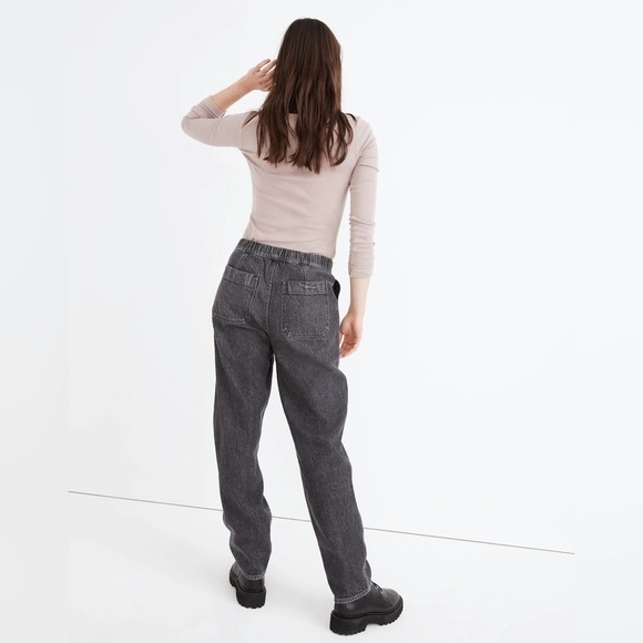 Madewell Pull-On Relaxed Jean in Chelford Wash , sz small - Picture 2 of 9